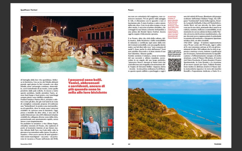 Touring Magazine - Novembre 2023 - Pesaro capitale della Cultura 2024