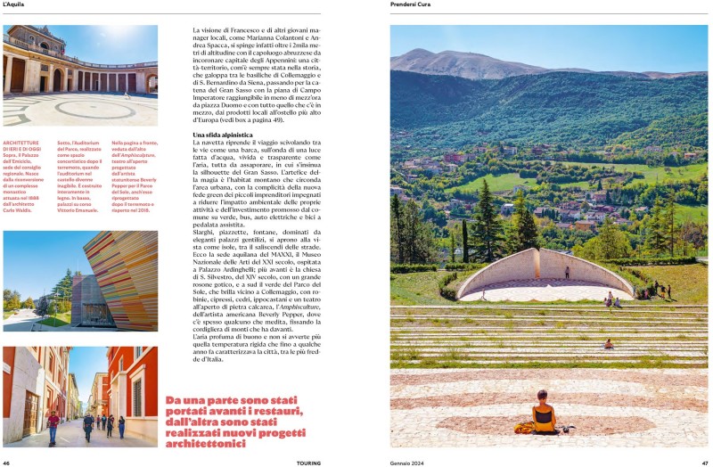 Touring Magazine - Gennaio 2024 - L' Aquila fenice