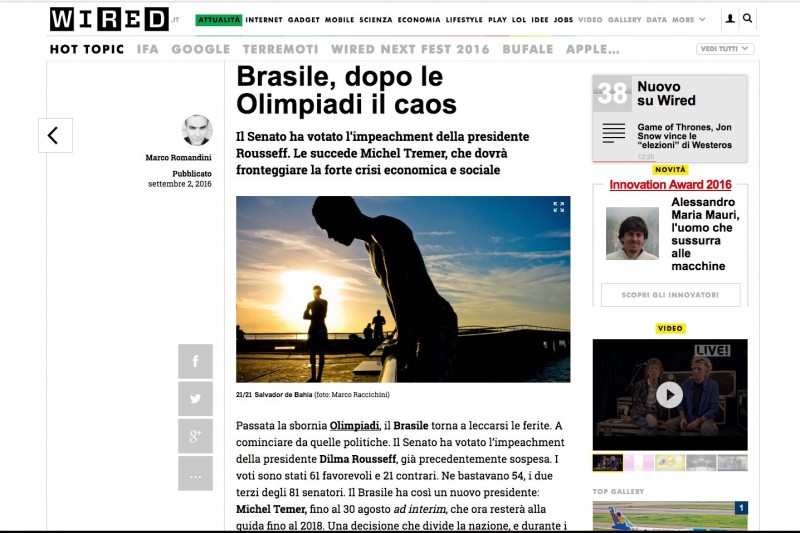 Brasile:  dopo le olimpiadi il caos