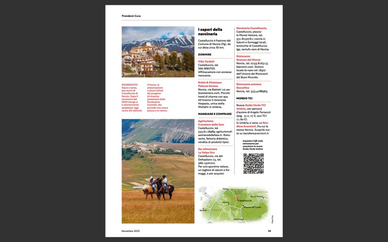 Touring Magazine - Novembre 2023 - Castelluccio di Norcia