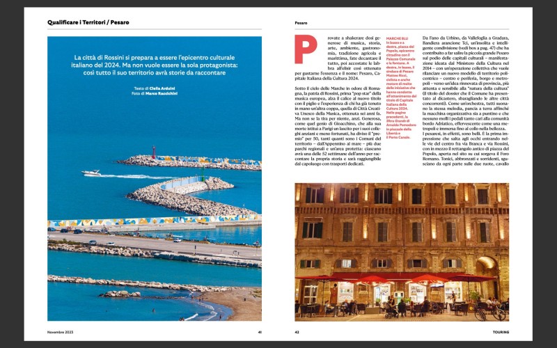 Touring Magazine - Novembre 2023 - Pesaro capitale della Cultura 2024